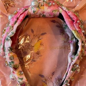 Lele Sadoughi X LoveShackFancy collab headband